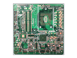 Six layer industrial control motherboard